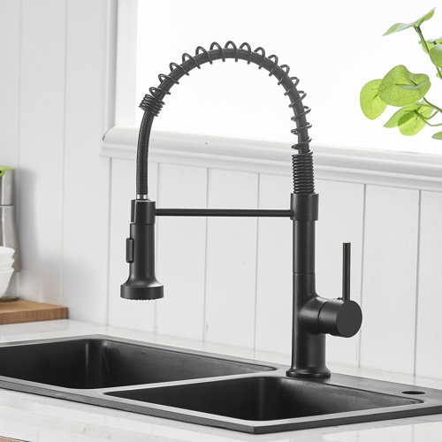 Clihome Pull Down Kitchen Faucet & Reviews Wayfair